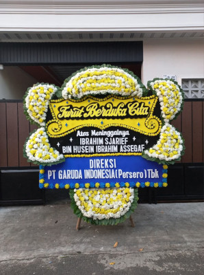Papan Bunga Duka di Rancasari