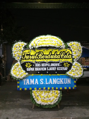 Papan Bunga Duka di Rancasari