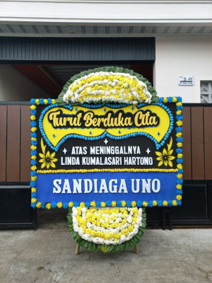 Papan Bunga Duka di Rancasari